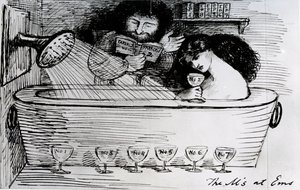 Les M à Ems, 1869 - Dante Gabriel Charles Rossetti